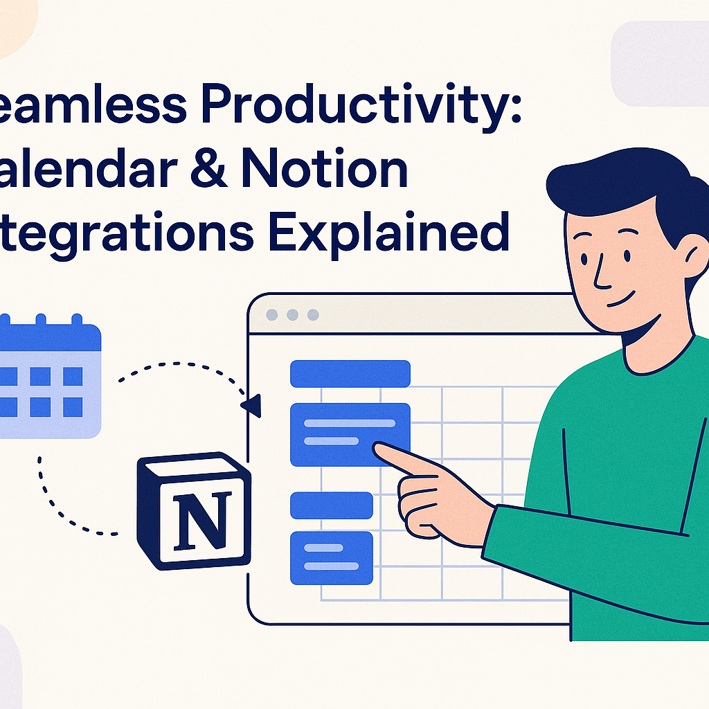 Seamless Productivity: Calendar & Notion Integrations Explained